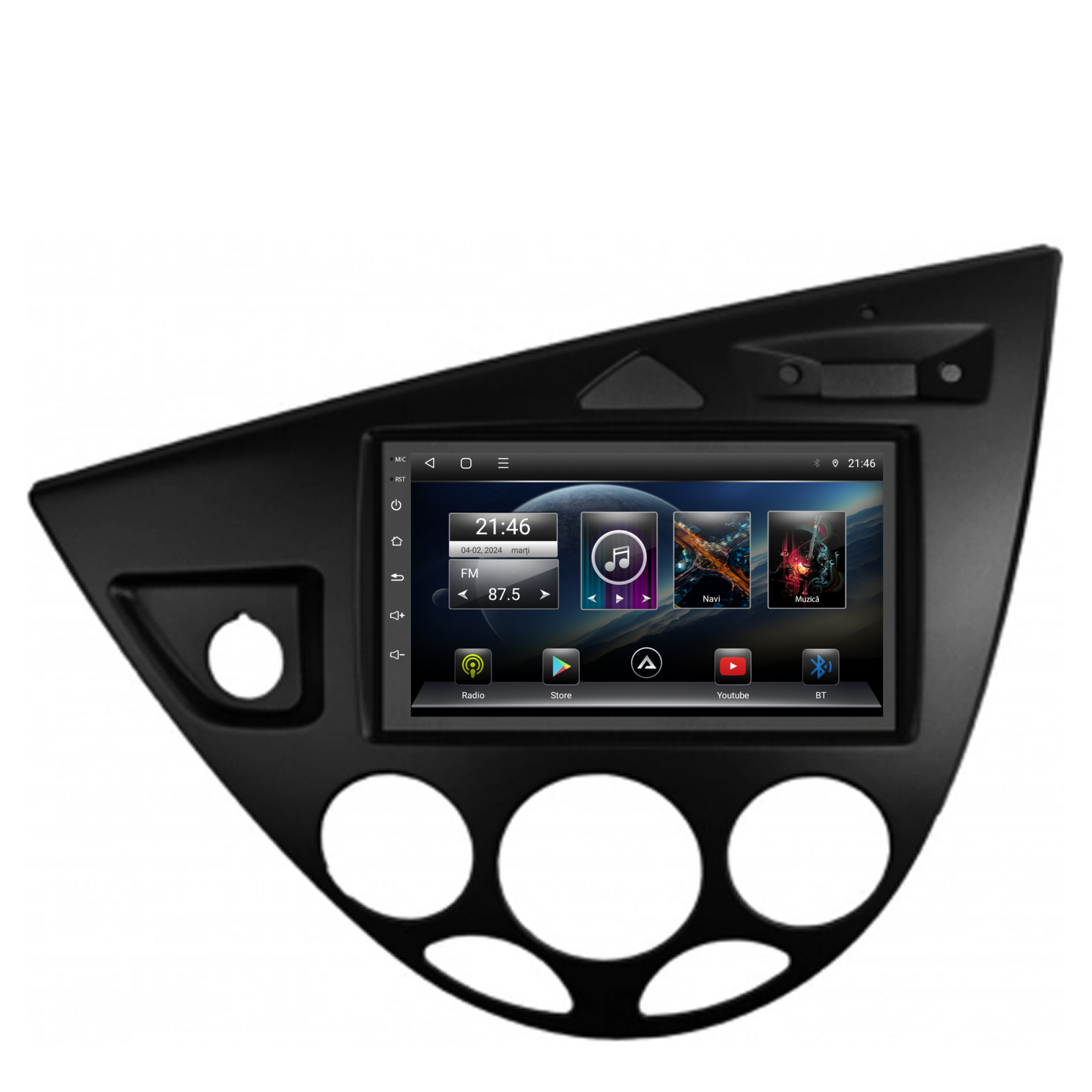 Navigatie Ford Focus 1 (1998-2004), Android, P-Octacore / 2GB RAM + 32GB ROM, 7 Inch - AD-BGP1002+AD-BGRFR036 [1]