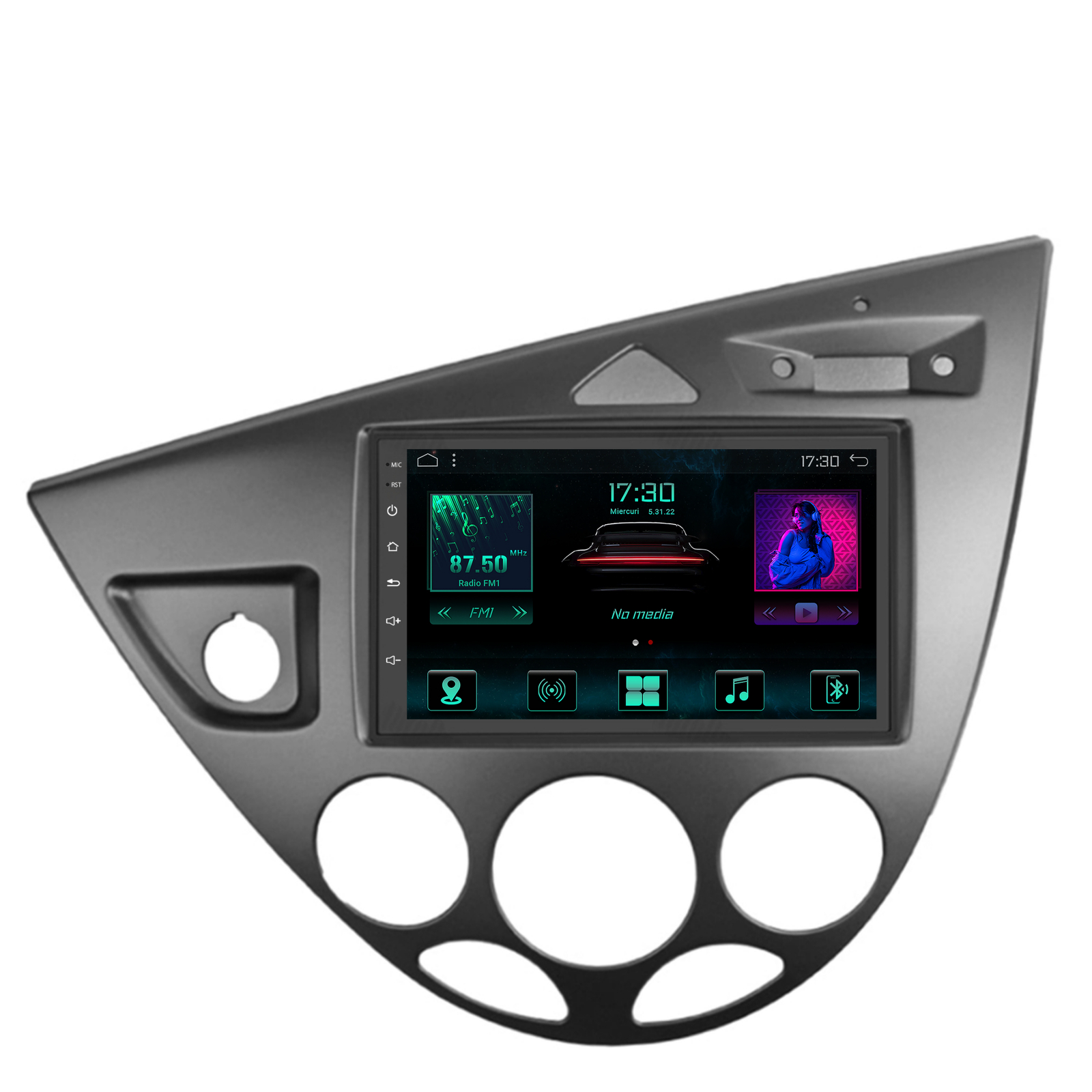 Navigatie Ford Focus 1, Android, A-Octacore / 4GB RAM + 64GB ROM, 7 Inch - AD-BGA1004+AD-BGRFR0292DIN [1]