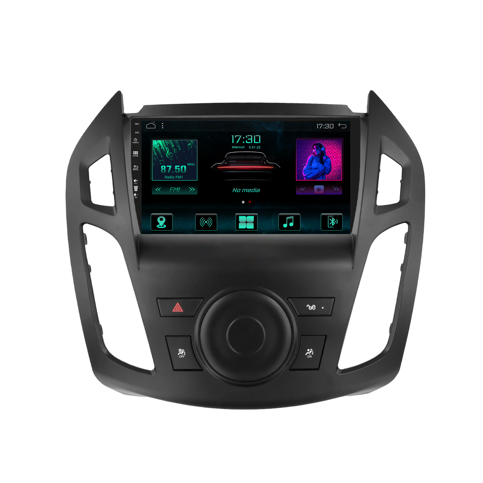 Navigation Ford Transit (2015-2021), Android, B-Octacore / 6GB RAM + 128GB ROM, 9 Inch - AD-BGB9006+AD-BGRKIT112 [1]