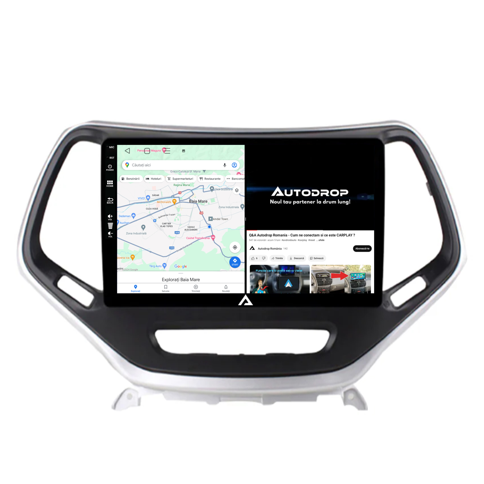 Navigáció Jeep Grand Cherokee (2015+), Android, A-Octacore / 4GB RAM + 64GB ROM, 10.1 Inch - AD-BGA10004+AD-BGRKIT287 [7]