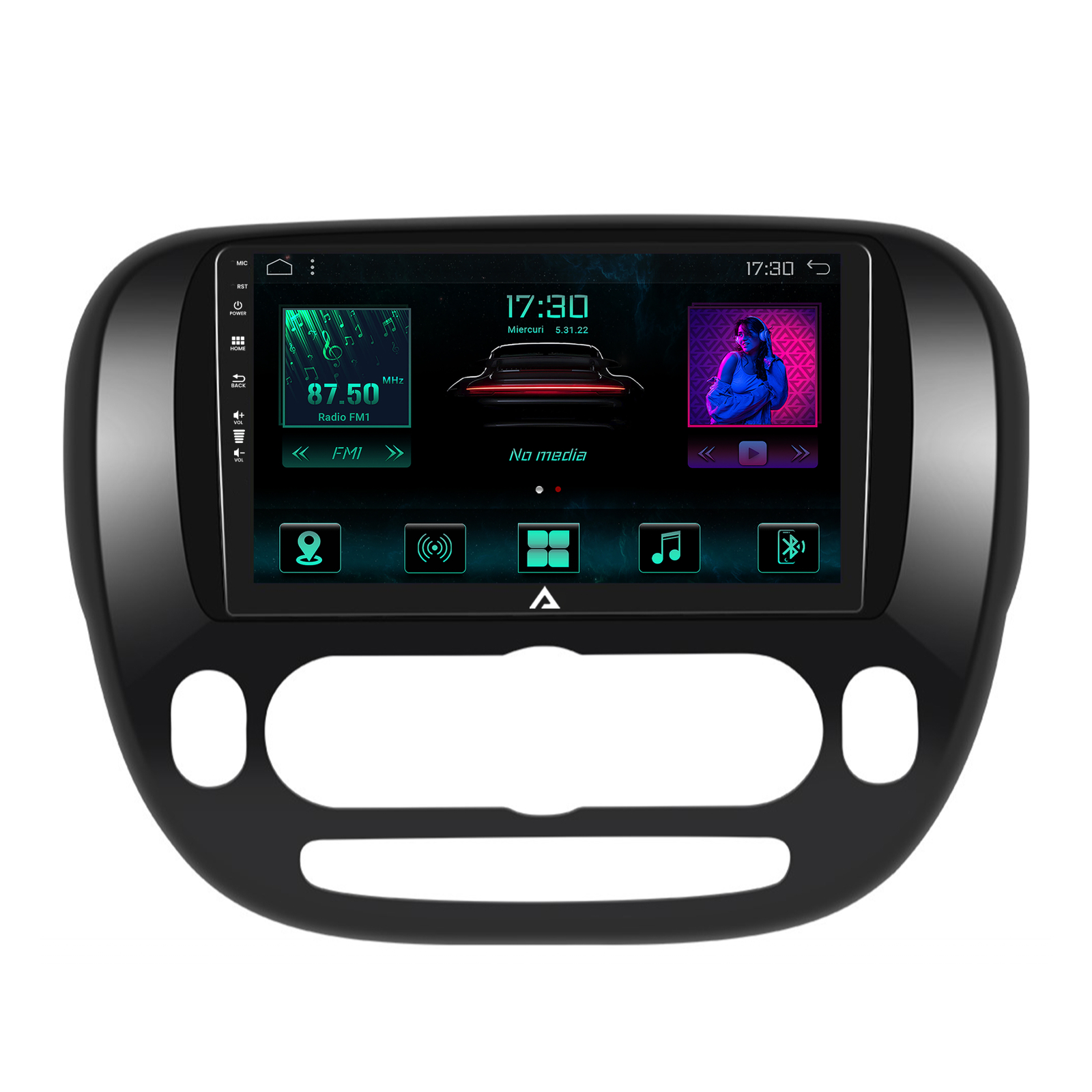 Navigáció Kia Soul (2014-2019), Android, B-Octacore / 6GB RAM + 128GB ROM, 9 Inch - AD-BGB9006+AD-BGRKIT233V1 [1]