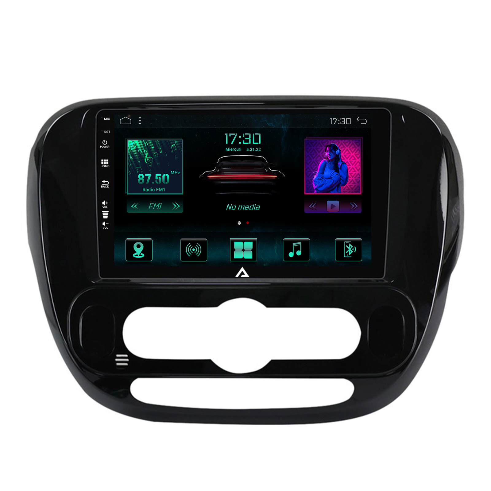 Navigáció Kia Soul (2014-2019), Android, B-Octacore / 6GB RAM + 128GB ROM, 9 Inch - AD-BGB9006+AD-BGRKIT233V2 [1]