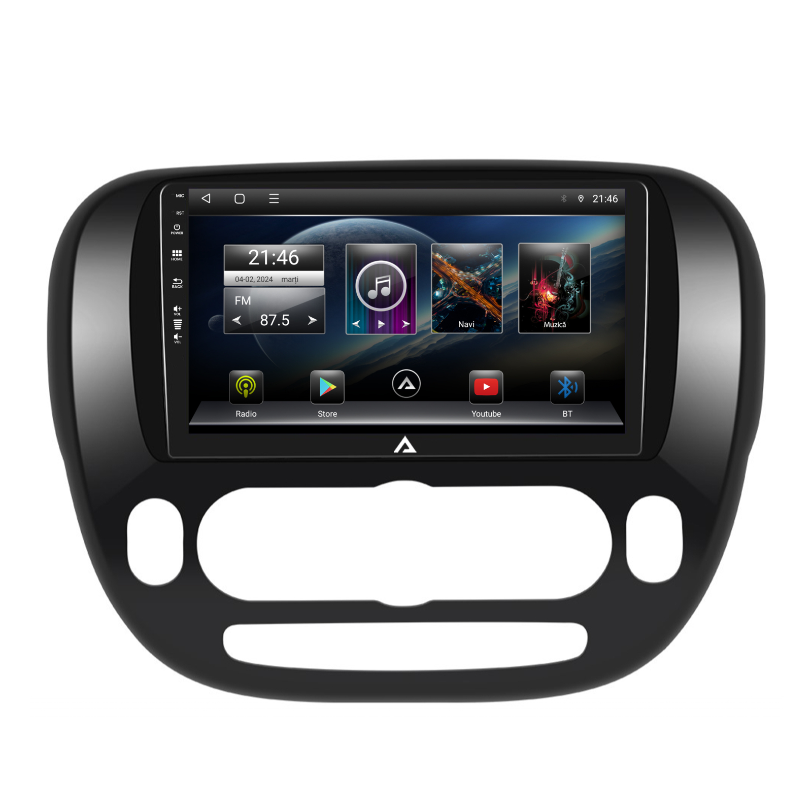 Navigáció Kia Soul (2014-2019), Android, E-Octacore / 2GB RAM + 32GB ROM, 9 Inch - AD-BGE9002+AD-BGRKIT233V1 [1]