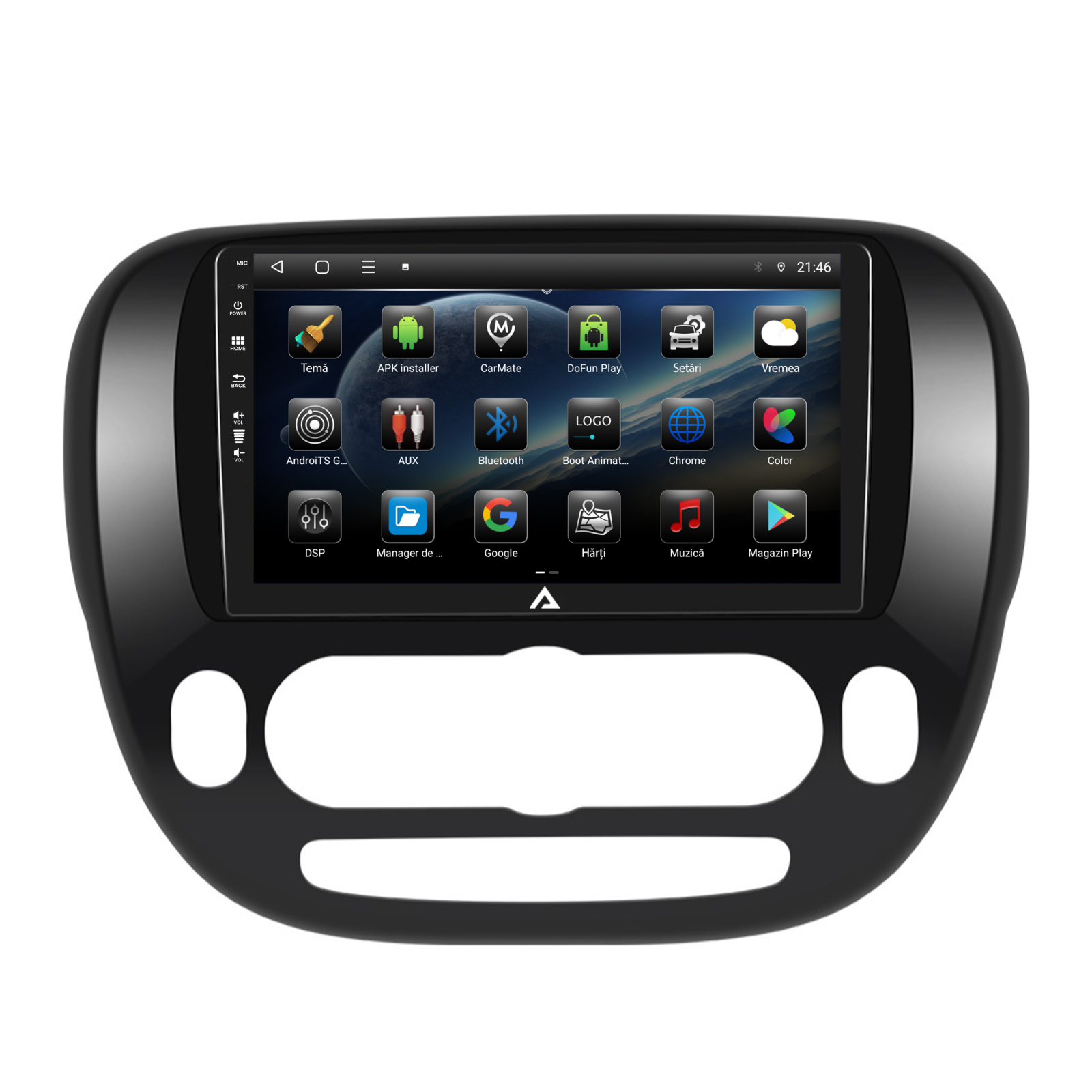 Navigáció Kia Soul (2014-2019), Android, E-Octacore / 2GB RAM + 32GB ROM, 9 Inch - AD-BGE9002+AD-BGRKIT233V1 [2]