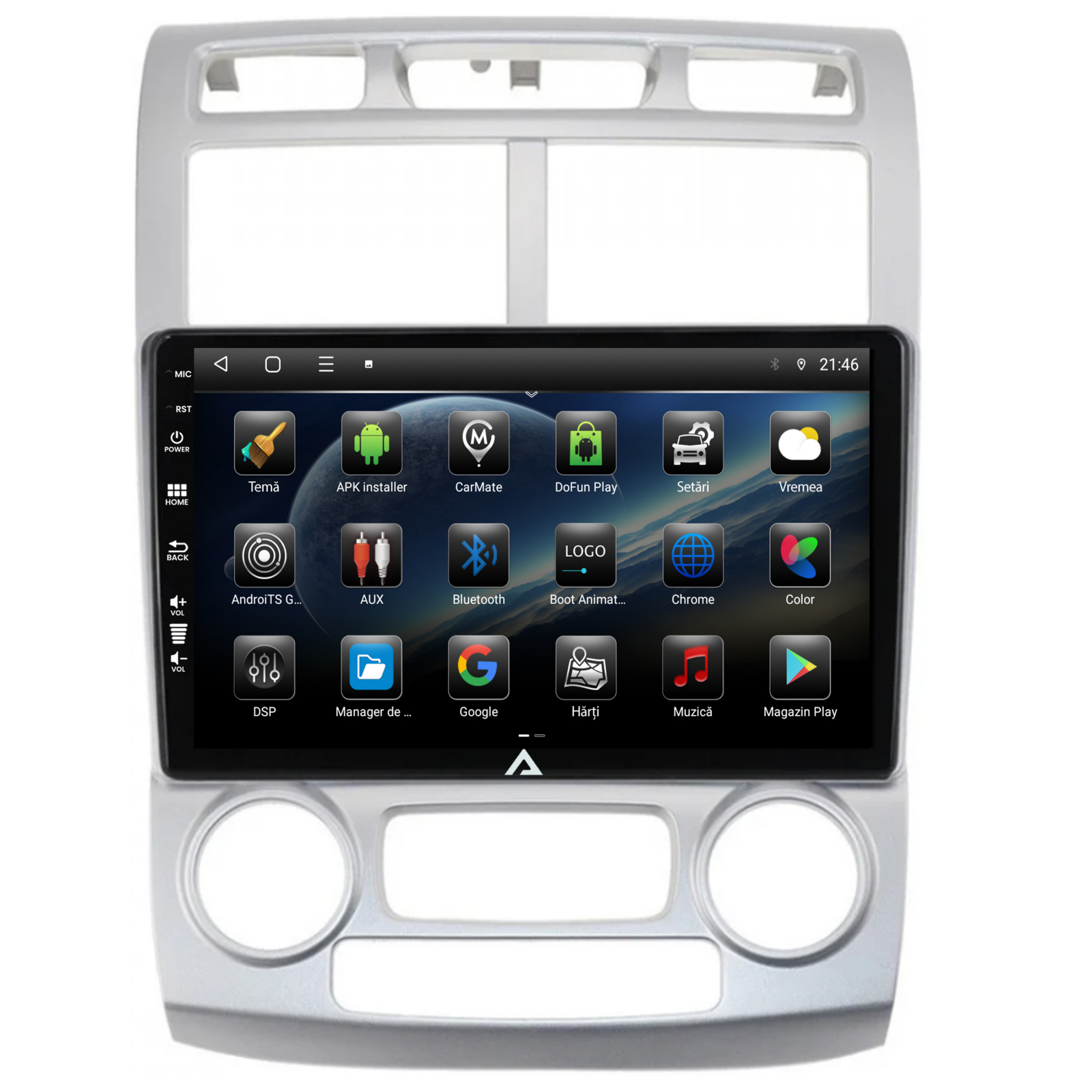 Navigatie Kia Sportage (2005-2010) M/AC, Android 12, E-Octacore / 2GB RAM + 32GB ROM, 9 Inch - AD-BGE9002+AD-BGRKIT148 [4]