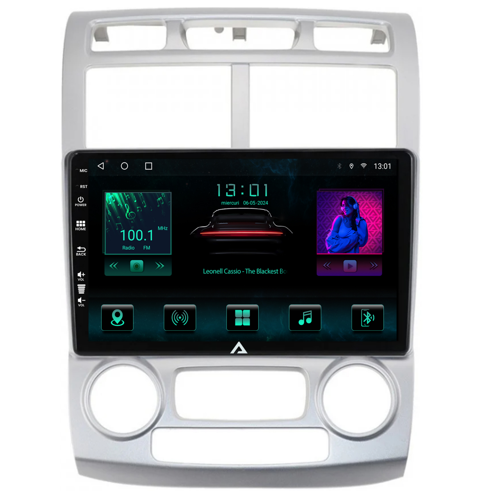 Navigatie Kia Sportage (2005-2010) M/AC, Android 13, B-Octacore / 6GB RAM + 128GB ROM, 9 Inch - AD-BGB9006+AD-BGRKIT148 [3]
