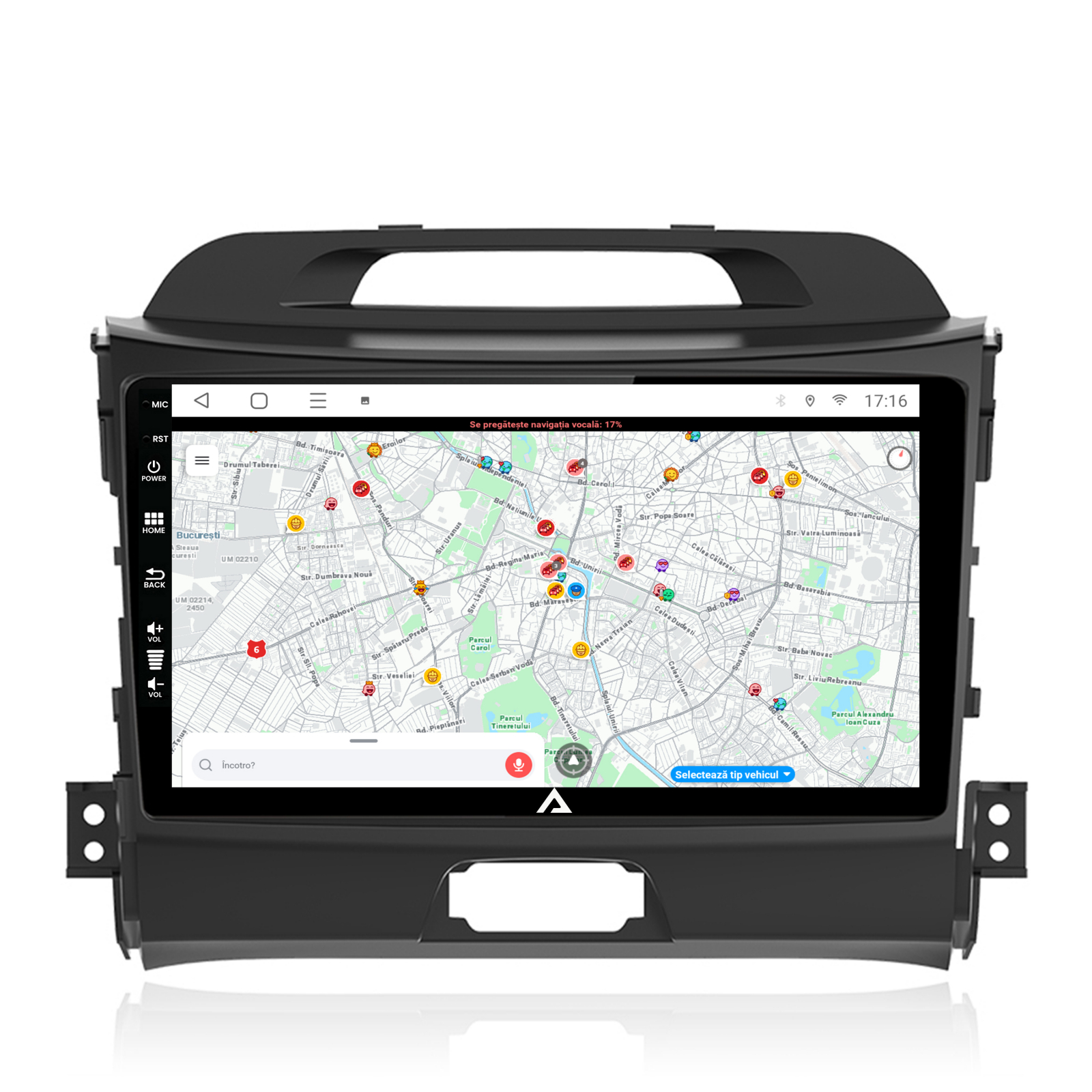 Navigatie KIA Sportage (2010-2016), Android 12, P-Octacore / 2GB RAM + 32GB ROM, 9 Inch - AD-BGP9002+AD-BGRKIT146 [10]