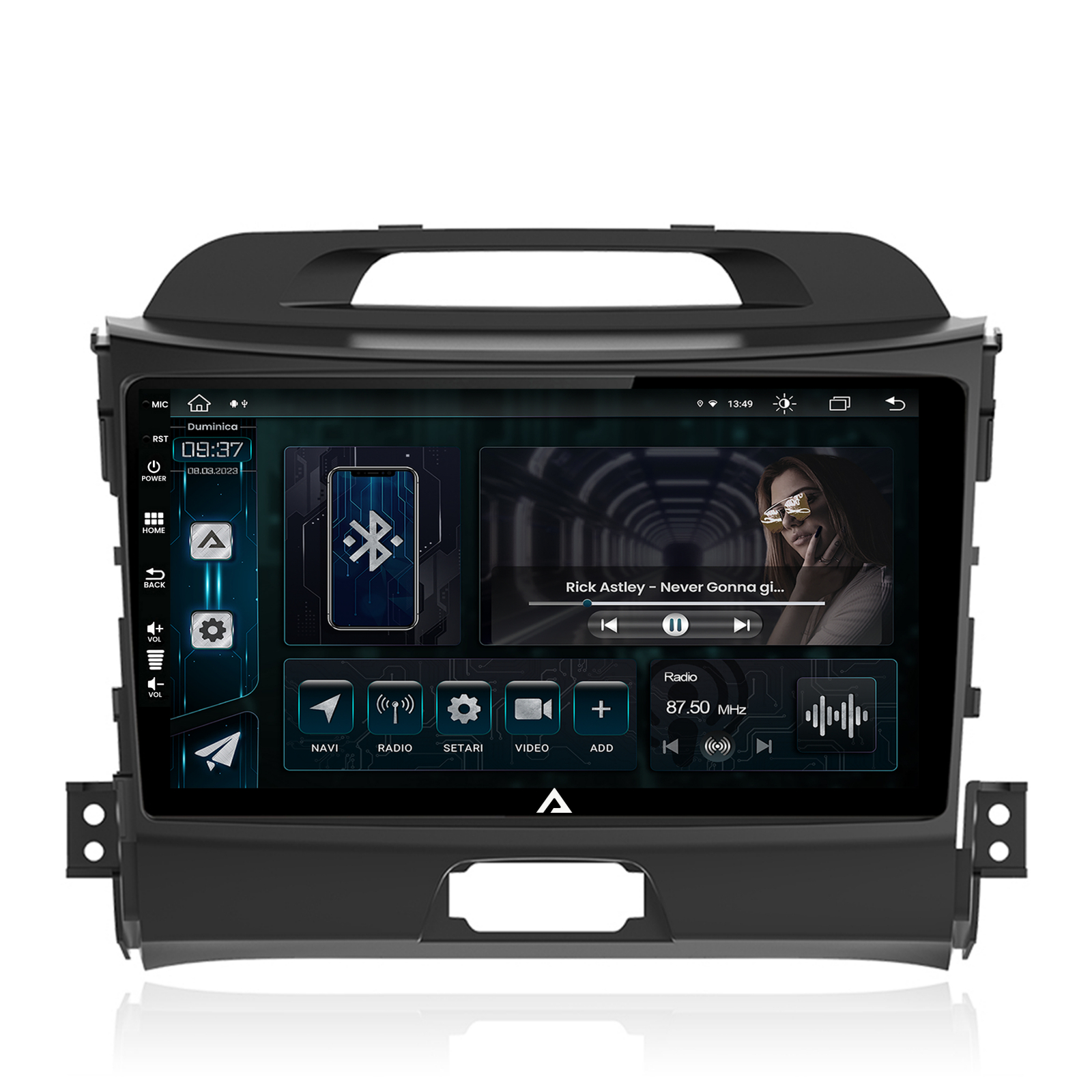 Navigatie Kia Sportage (2010-2016), Android 13, Z-Octacore/ 8GB RAM + 256GB ROM, 9 Inch - AD-BGZ9008+AD-BGRKIT146 [3]