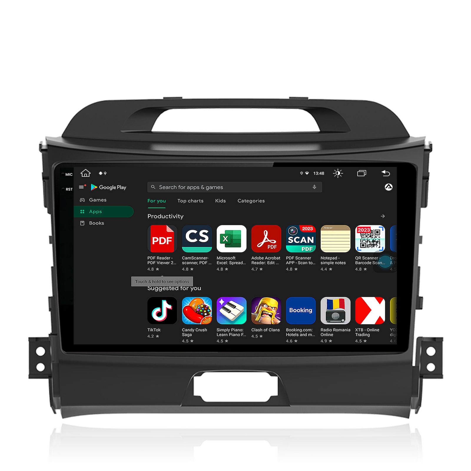 Navigatie Kia Sportage (2010-2016), Android 13, X-Octacore/ 8GB RAM + 256GB ROM, 9.5 Inch - AD-BGX9008+AD-BGRKIT146 [11]