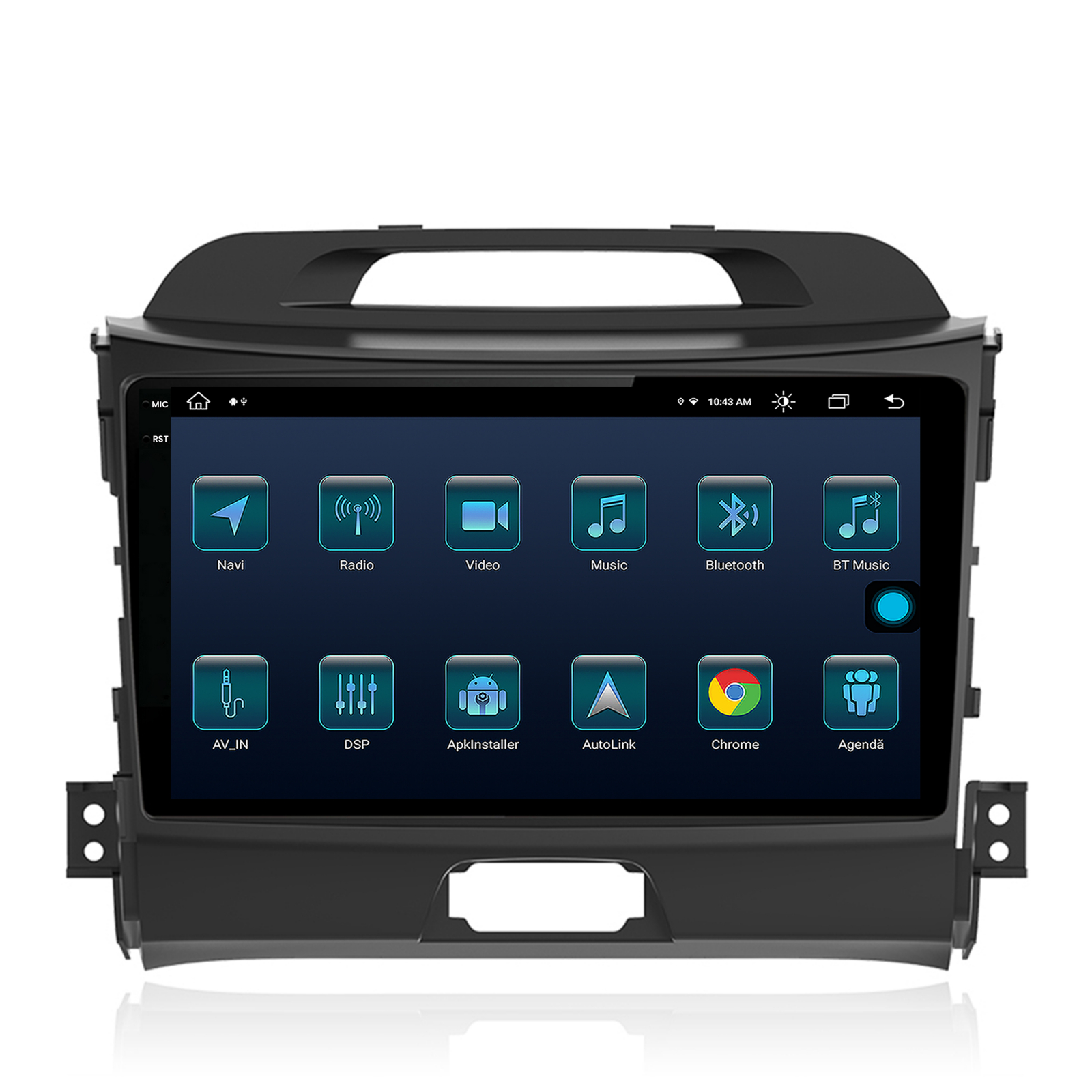 Navigatie Kia Sportage (2010-2016), Android 13, X-Octacore/ 8GB RAM + 256GB ROM, 9.5 Inch - AD-BGX9008+AD-BGRKIT146 [4]