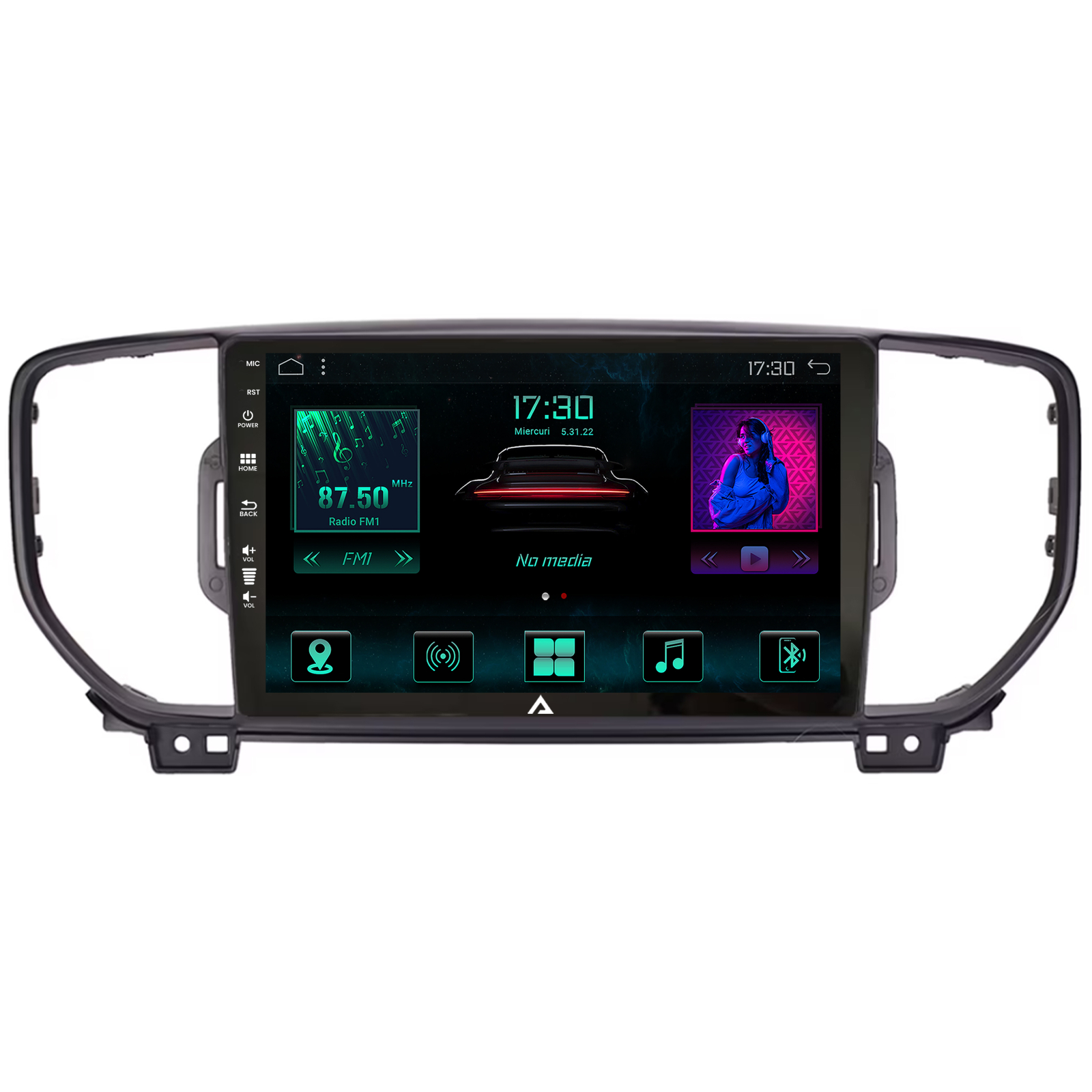 Navigáció Kia Sportage (2016-2018), Android, A-Octacore / 4GB RAM + 64GB ROM, 9 Inch - AD-BGA9004+AD-BGRKIT150V2-B [1]