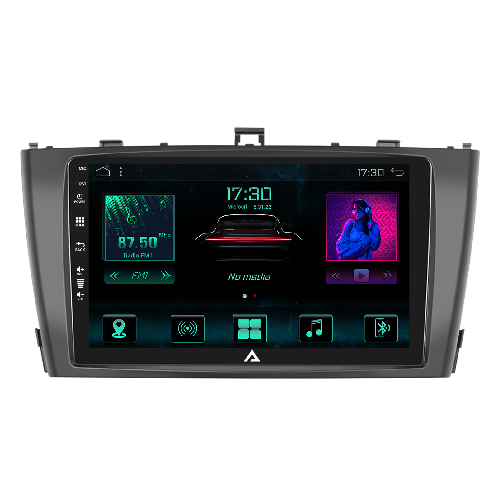 Navigation Toyota Avensis (2009-2015), Android, A-Octacore / 4GB RAM + 64GB ROM, 9 Inch - AD-BGA9004+AD-BGRKIT093 -B [1]