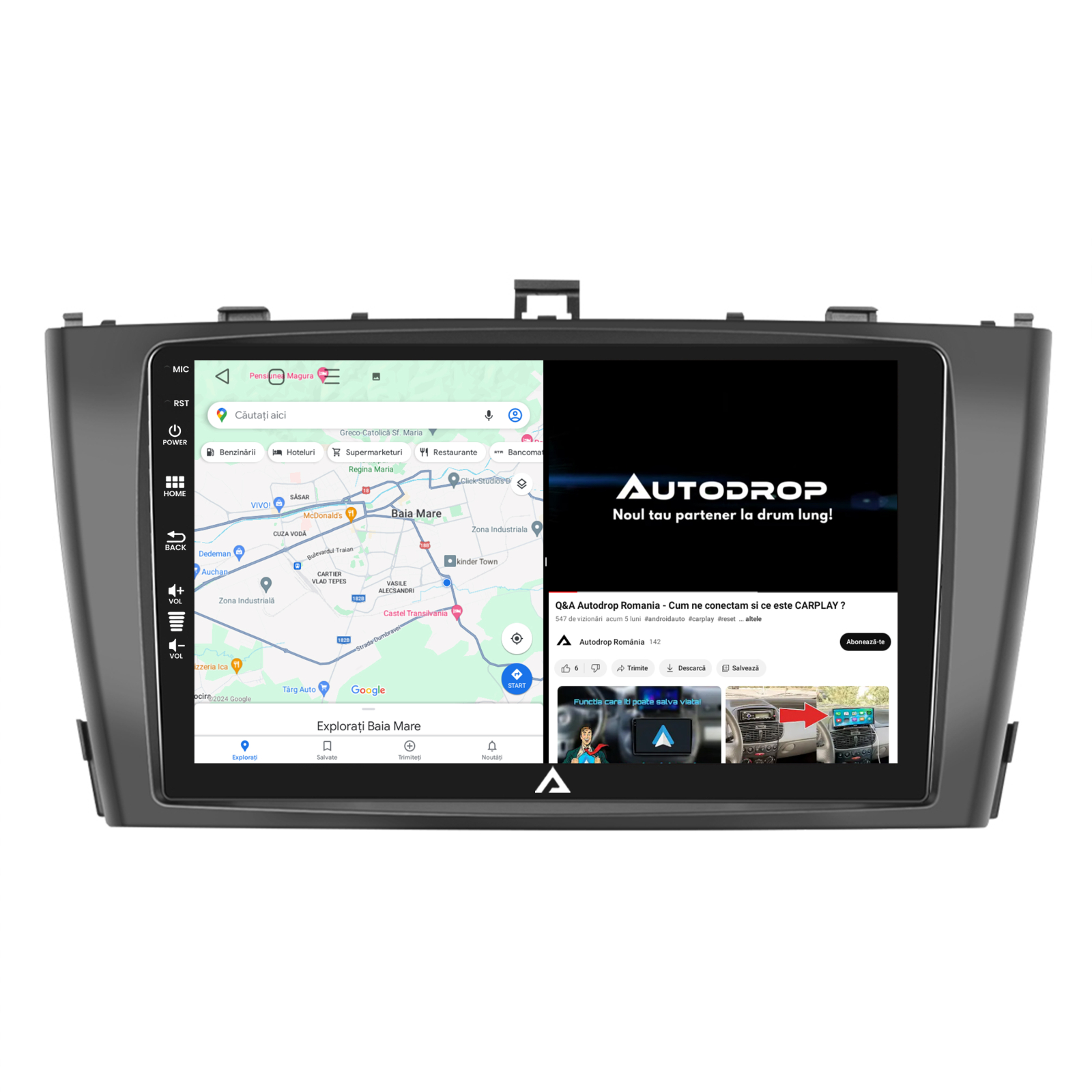 Navigation Toyota Avensis (2009-2015), Android, A-Octacore / 4GB RAM + 64GB ROM, 9 Inch - AD-BGA9004+AD-BGRKIT093 -B [8]