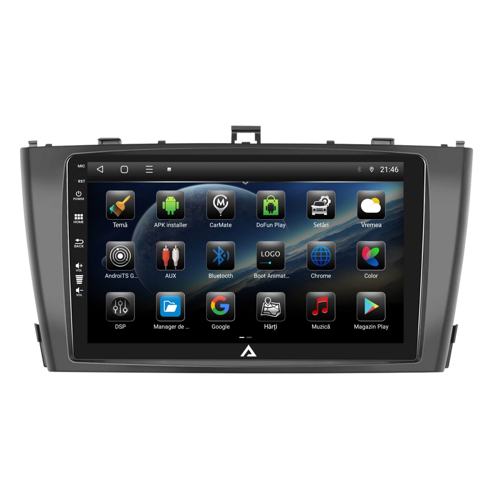 Navigáció Toyota Avensis (2009-2015), Android, E-Octacore / 2GB RAM + 32GB ROM, 9 Inch - AD-BGE9002+AD-BGRKIT093-B [2]