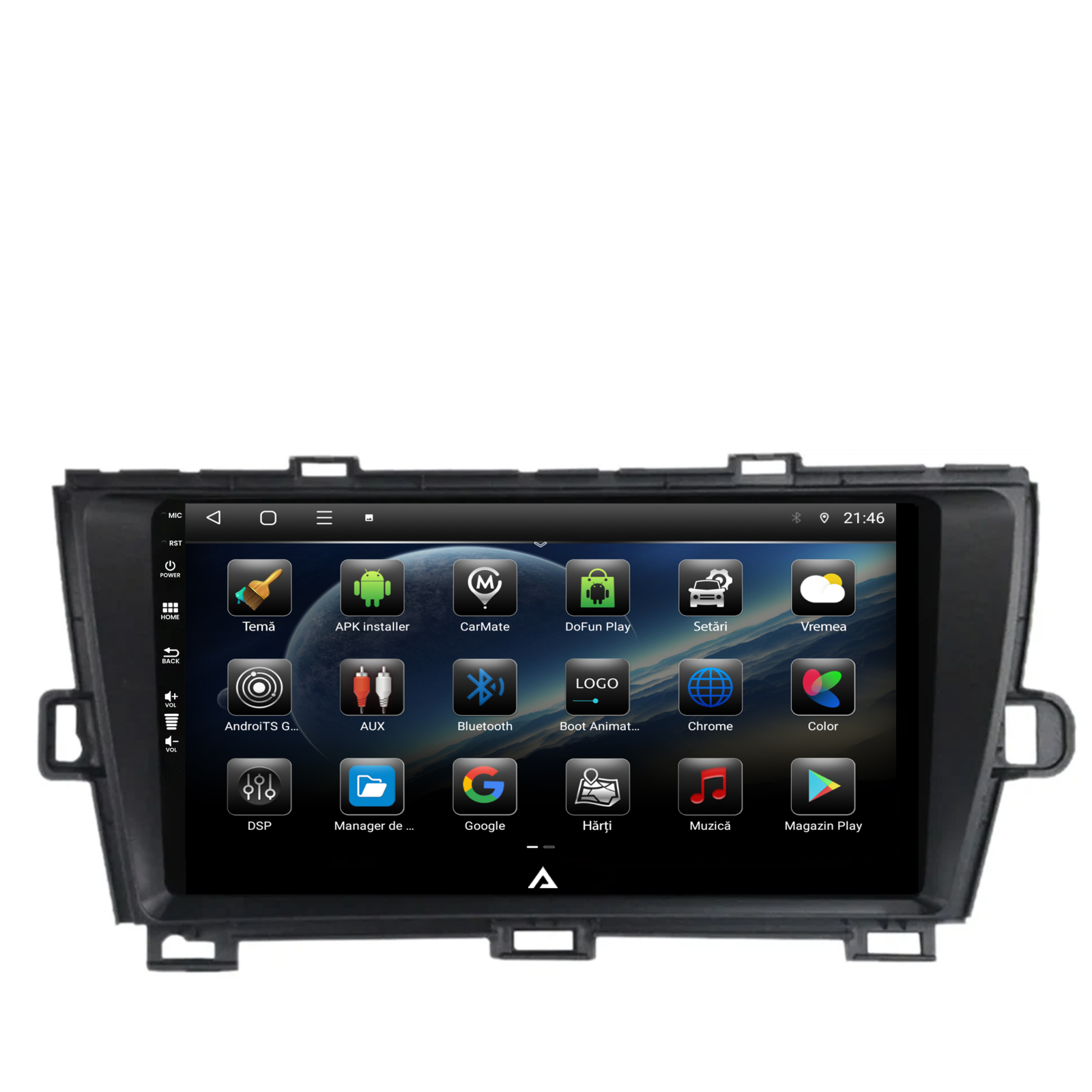 Navigáció Toyota Prius (2009-2014), Android, E-Octacore / 2GB RAM + 32GB ROM, 9 Inch - AD-BGE9002+AD-BGRKIT089-B [2]