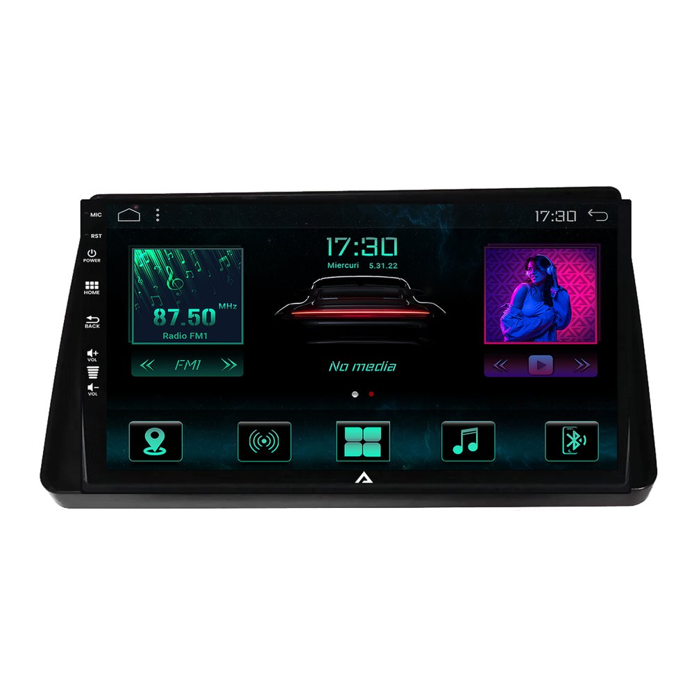 Navigatie Volkswagen MQB, Android, B-Octacore / 6GB RAM + 128GB ROM, 10.1 Inch - AD-BGB10006+AD-BGRKIT021 [1]
