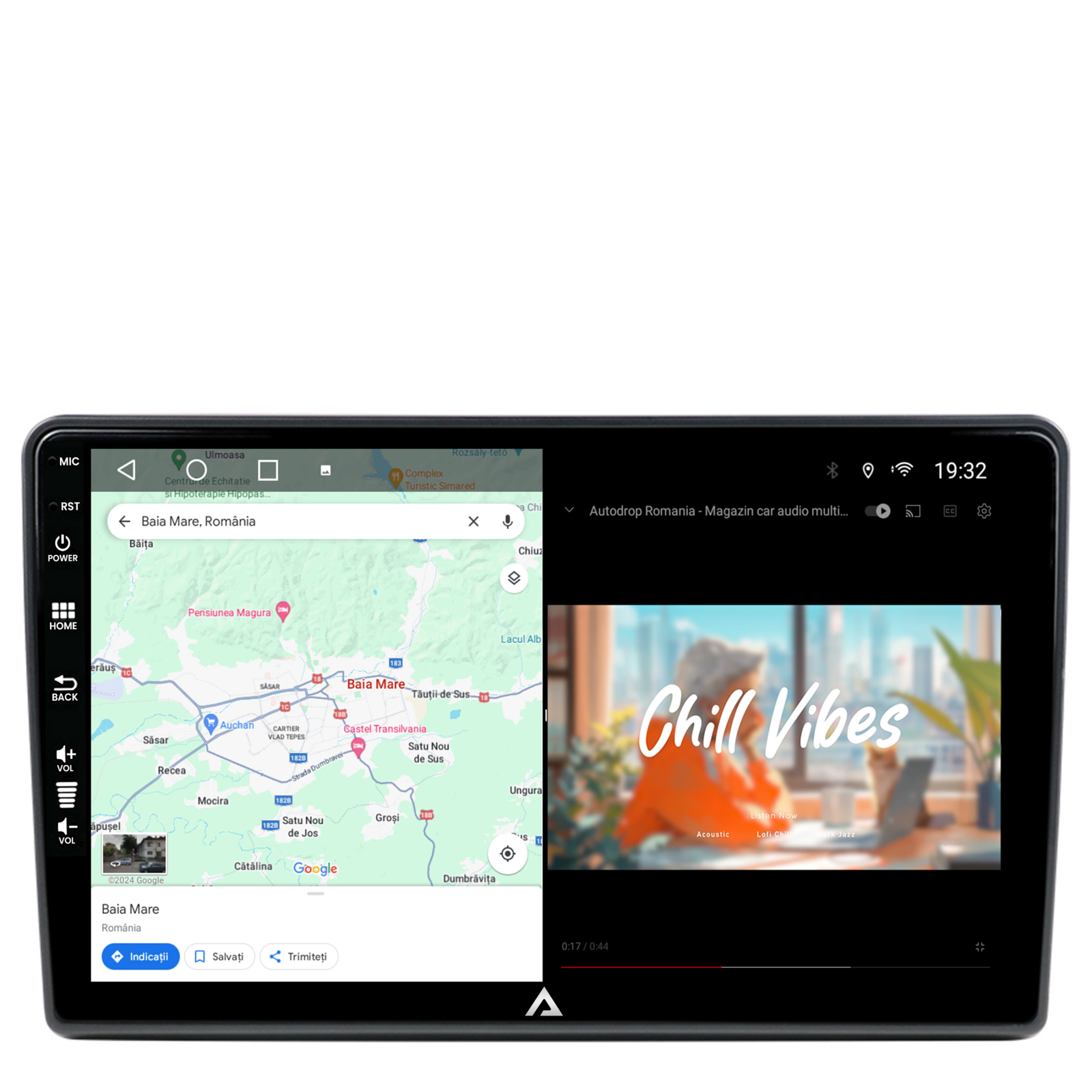 Navigatie VW Transporter / Caravelle / Multivan T5 (2003-2009), Android, A-Octacore / 4GB RAM + 64GB ROM, 10.1 Inch - AD-BGA10004+AD-BGRKIT443-T5 [8]