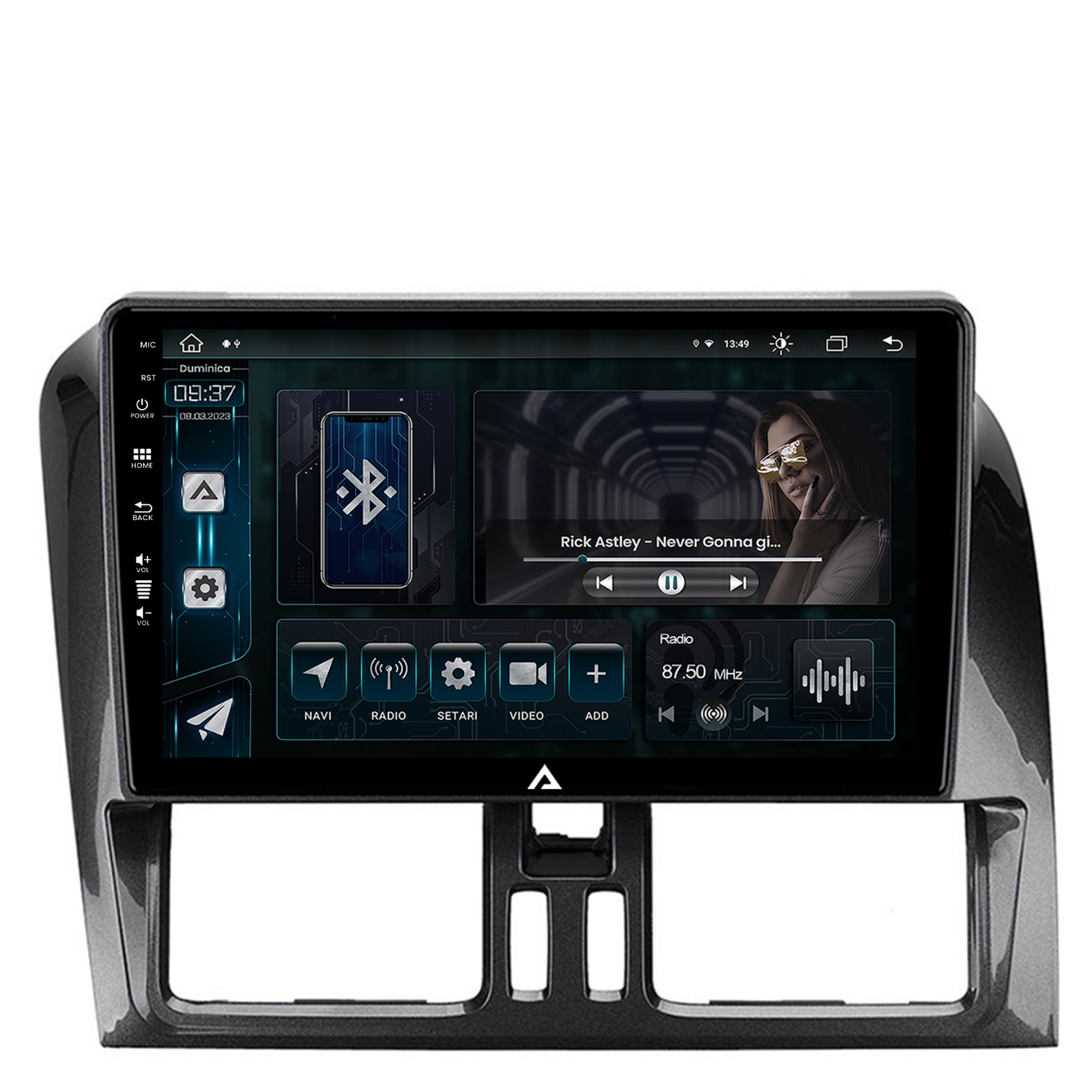 Navigatie Volvo XC60 (2013-2017), Android, Z-Octacore / 8GB RAM + 256GB ROM, 9 Inch - AD-BGZ9008+AD-BGRKIT400-1317 [1]