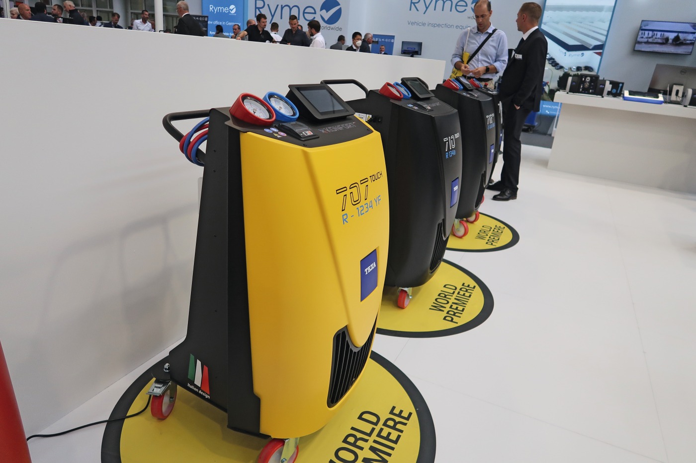 TEXA Konfort 715R EVO: stație service AC automată R134a cu conversie R1234yf