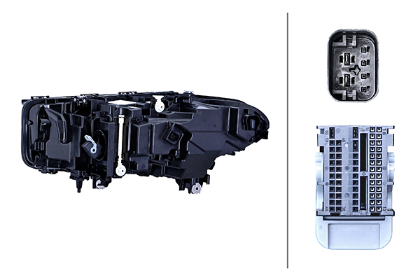 Far dreapta (LED, fara unitate control) potrivit BMW Seria 5 (G30, F90), 5 (G31) 09.16- [2]