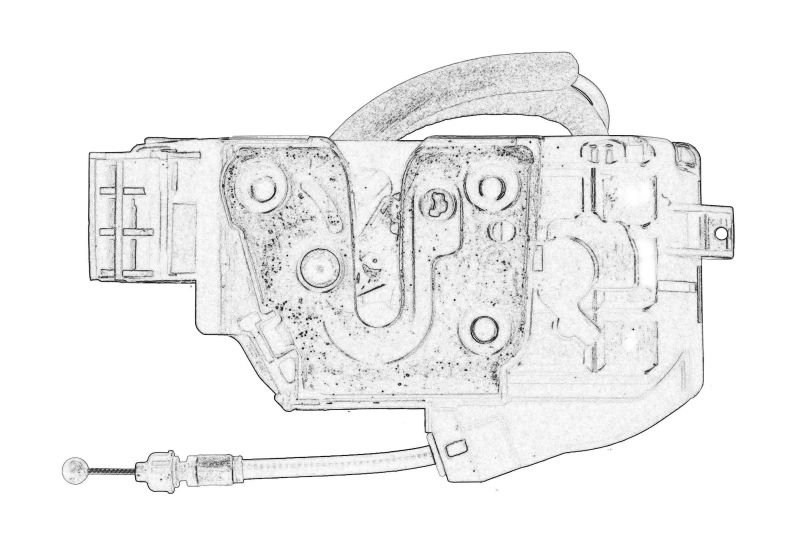 Incuietoare usa Fata Stanga potrivit HYUNDAI I30 10.07-06.12 [1]