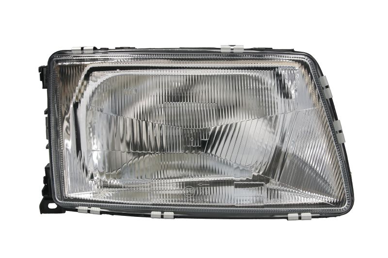 Piese Auto - Far fata Dreapta (H4, manual, fara motoras, culoare insertie: cromat) potrivit AUDI 100 C3, 200 C3 01.82-12.90