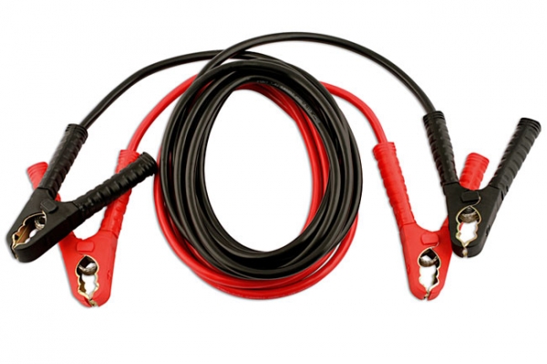 Cabluri Heavy Duty pentru incarcare baterie 750amp x 5m Laser Tools