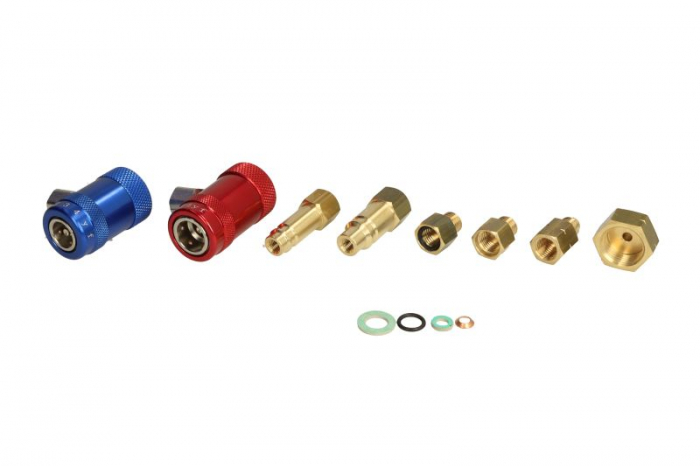 Accesorii, la set conectori statie A/C, tip lichid de racire: R1234yf, potrivit model KONFORT 715 TOUCH; KONFORT 715R; KONFORT 715R EVO [2]