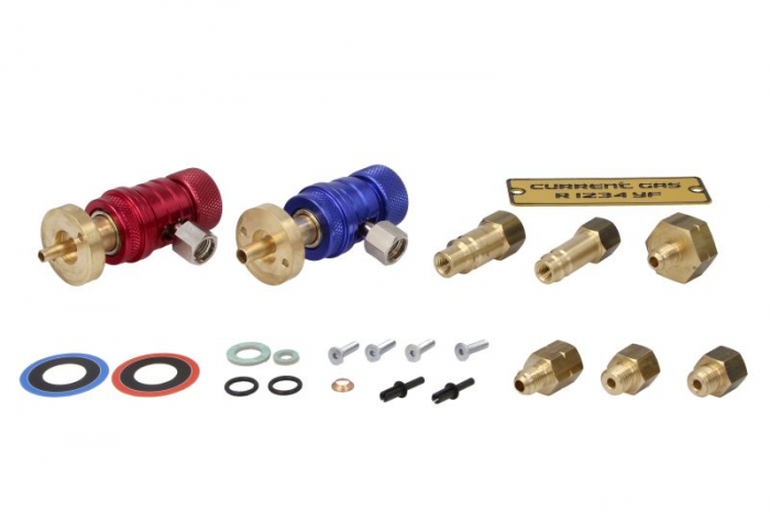 Accesorii, la set conectori statie A/C, tip lichid de racire: R1234yf, potrivit model KONFORT 720 TOUCH; KONFORT 760 TOUCH [2]