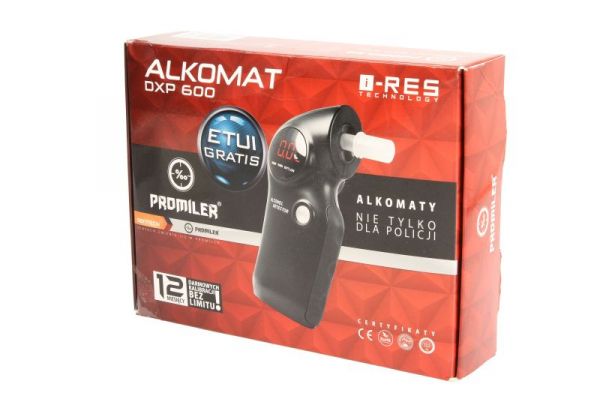 Alcoolmetru DXP600 Semiconor, raza masurare - 0/4‰, numar si tip baterii- 2x AA, 124x56x41 mm, 115 g [6]