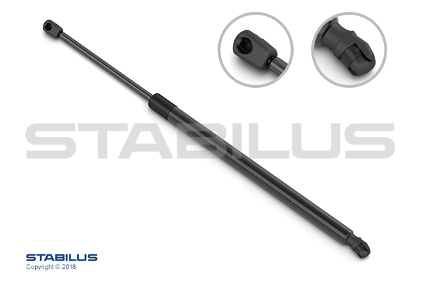 Amortizor capota Dreapta/Stanga lungime maxima: 379mm, sUV:108mm potrivit NISSAN MURANO III SUV 01.16- [2]