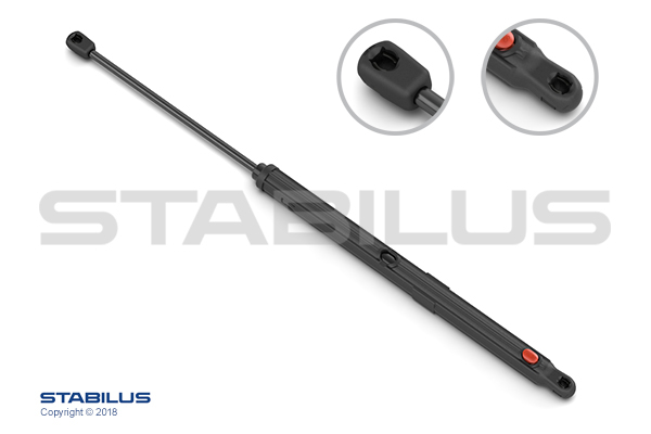 Amortizor capota Stanga lungime maxima: 584mm, sUV:202mm (cu conducta de protectie) potrivit MERCEDES CLC (CL203) KUPÉ 05.08-06.11 [1]