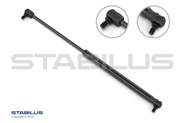 Amortizor portbagaj Dreapta/Stanga lungime maxima: 585mm, sUV:250mm potrivit CHRYSLER PT CRUISER KAROSERIE/KOMBI/KOMBI 06.00-12.10 [2]