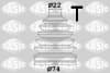 Ansamblu burduf si articulatie planetara fata Fata (fi: 22/74) (lungime100) potrivit DS DS 3; CITROEN C3 II, C3 PICASSO, DS3; DACIA DUSTER, LOGAN, LOGAN II, LOGAN MCV II, SANDERO 1.0-1.6LPG 09.04- [3]