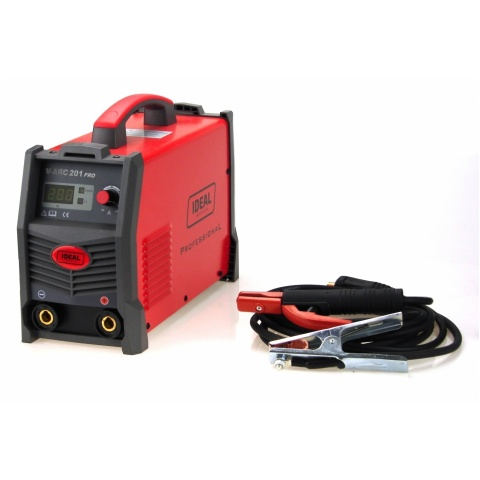 Aparat sudura cu electrozi V-ARC 201 PRO +ACX, uz industrial, sursa de alimentare: priza, putere de sudura minima: 30 A, curent sudura: 200 A, metoda de sudare: MMA / TIG DC / TIG LIFT [1]