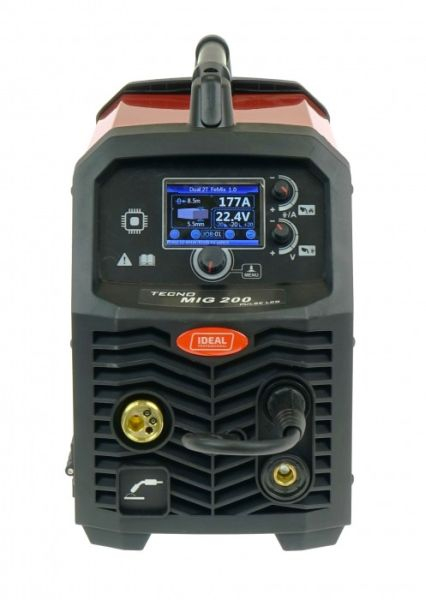 Aparat sudura semi-automat putere de sudura minima: 28A, curent sudura: 200A, putere nominala: 6,5kW, alimentare electrica: 230V, metoda de sudare: FLUX / FRaNARE / MIG  [2]