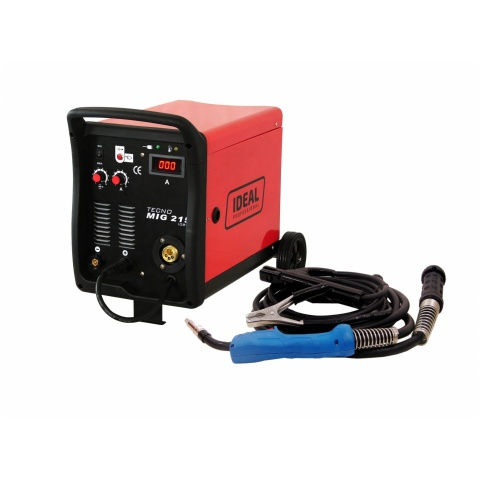 Aparat sudura semi-automat putere de sudura minima: 30A, curent sudura: 200A, putere nominala: 5,5kW, alimentare electrica: 230V, metoda de sudare: FLUX / MIG-MAG / MMA [1]