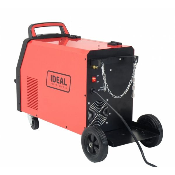 Aparat sudura semi-automat putere de sudura minima: 30A, curent sudura: 230A, putere nominala: 5,7kW, alimentare electrica: 230V, metoda de sudare: FLUX / MIG-MAG / MMA [2]