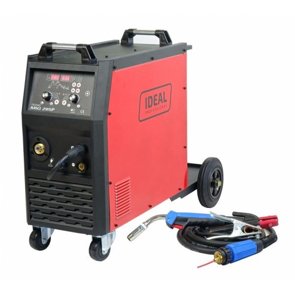 Aparat sudura semi-automat putere de sudura minima: 30A, curent sudura: 280A, putere nominala: 10,2kW, alimentare electrica: 400V, metoda de sudare: FLUX / FRaNARE / MIG [1]