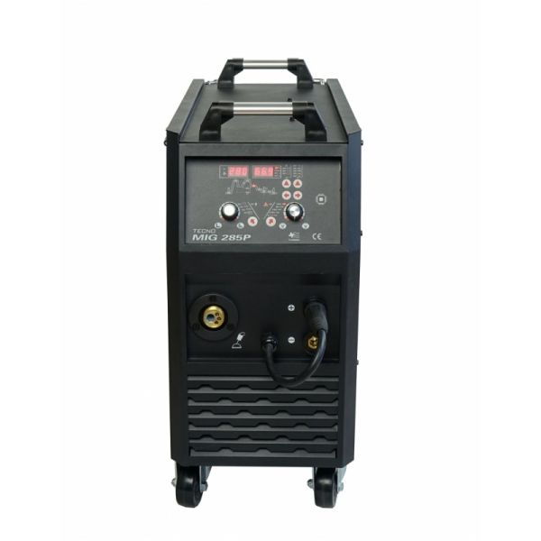 Aparat sudura semi-automat putere de sudura minima: 30A, curent sudura: 280A, putere nominala: 10,2kW, alimentare electrica: 400V, metoda de sudare: FLUX / FRaNARE / MIG [2]