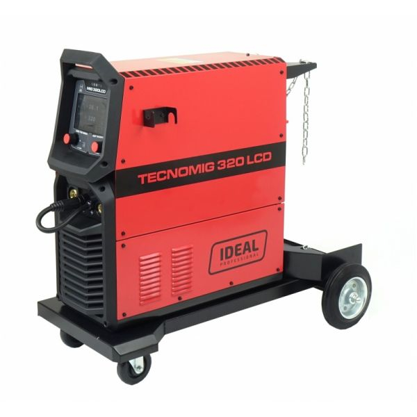 Aparat sudura semi-automat putere de sudura minima: 50A, curent sudura: 300A, putere nominala: 8,6kW, alimentare electrica: 400V, metoda de sudare: FLUX / MIG-MAG / MMA / TIG LIFT [4]