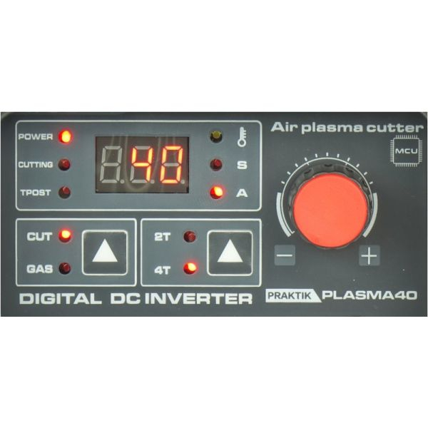 Aparat taiere cu plasma PRAKTIK PLASMA 40, adancime taiere (max): 16mm, gama de reglare a curentului de tăiere: 20-40A, presiune aer comprimat: 5/6bar [2]