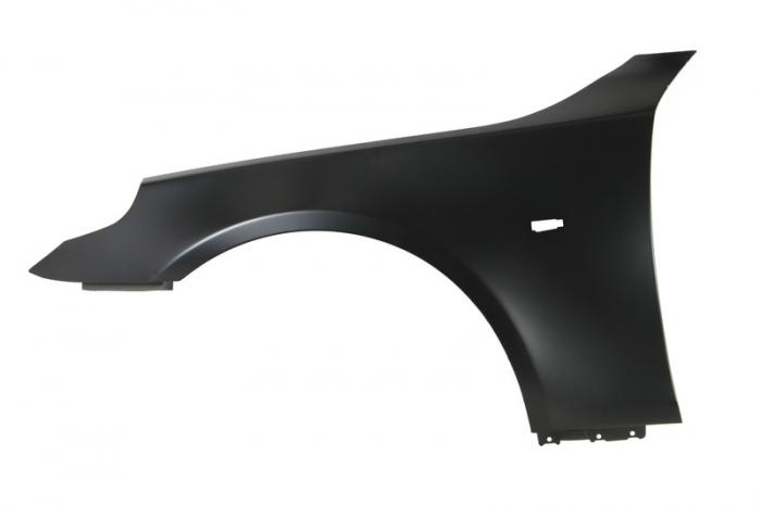 Aripa fata stanga cu locas semnalizator, aluminiu BMW Seria 5 intre 2003-2008 [1]