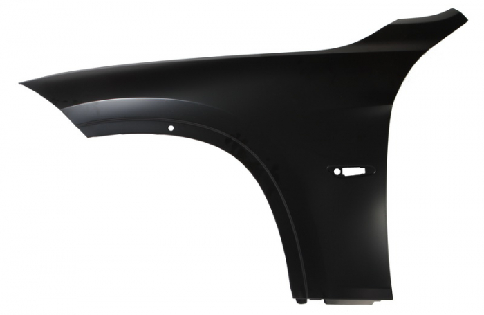 Aripa fata stanga cu locas semnalizator, cu locas bandouri BMW X1 intre 2009-2012 [1]
