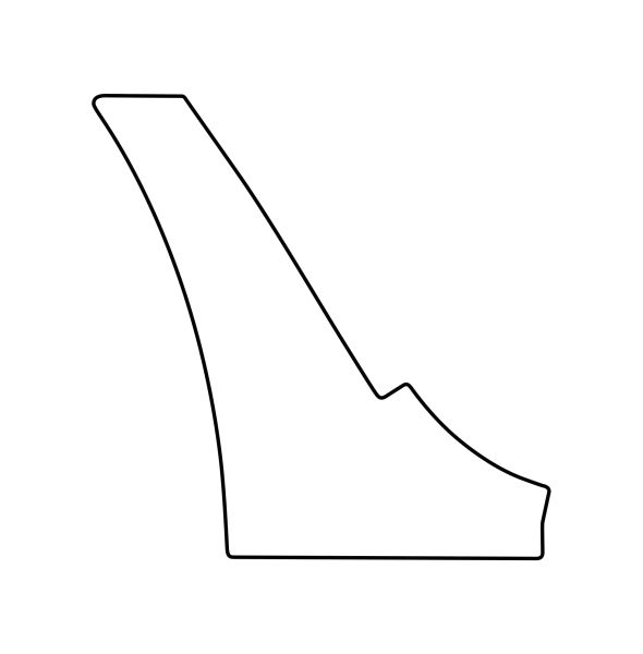 Autocolant protectie aripa Spate Dreapta incolor, ajustare automata/ Folie 3M PPF 4.0 potrivit SKODA OCTAVIA II 2004-2008 [3]