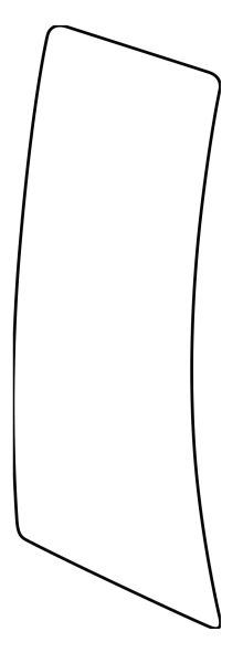 Autocolant protectie aripa Spate Dreapta incolor, ajustare automata/ Folie 3M PPF 4.0 potrivit VW PASSAT B5, PASSAT B5 FL 1996-2005 [3]