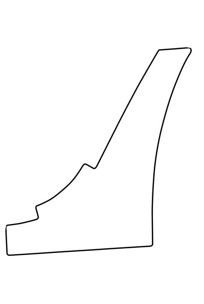 Autocolant protectie aripa Spate Stanga incolor, ajustare automata/ Folie 3M PPF 4.0 potrivit SKODA OCTAVIA II 2008-2013 [3]