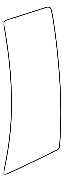 Autocolant protectie aripa Spate Stanga incolor, ajustare automata/ Folie 3M PPF 4.0 potrivit VW PASSAT B5, PASSAT B5 FL 1996-2005 [3]