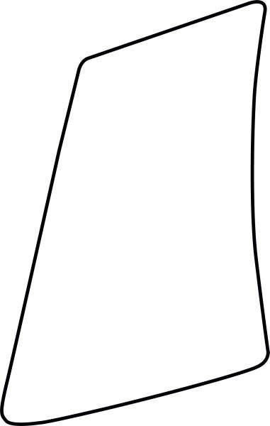 Autocolant protectie caroserie aripa stanga transparent potrivit MAZDA 2 DE 10.07-06.15 [2]