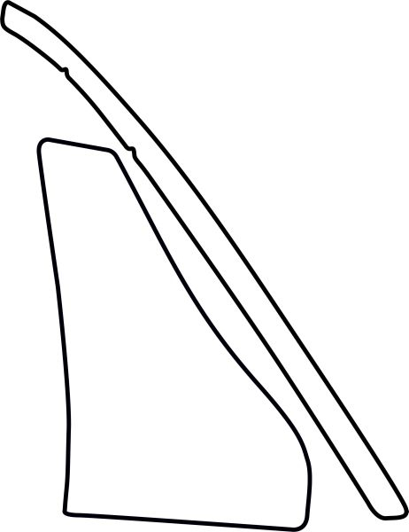 Autocolant protectie caroserie aripa stanga transparent potrivit MITSUBISHI LANCER VIII 01.08-08.17 [2]